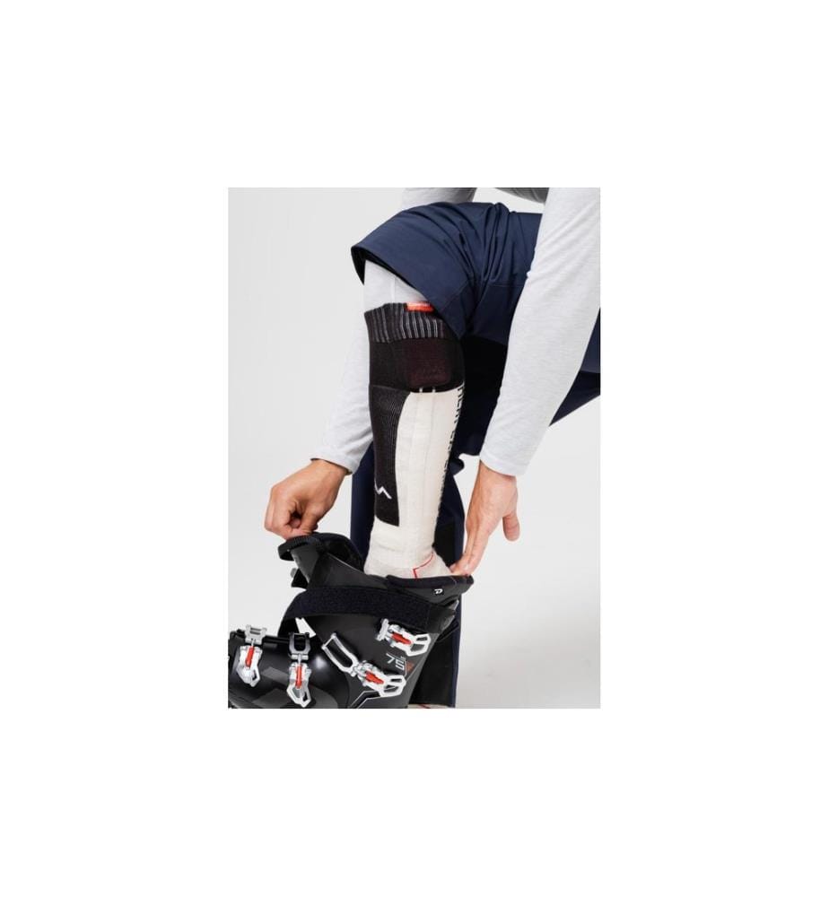 Heat Experience - Beheizbare technische Socken mit Batterien Sand/Schwarz M