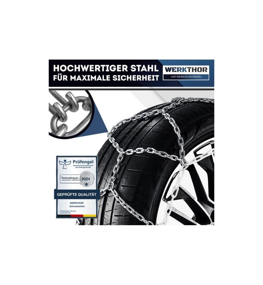 Werkthor - Stahlschneekette WT 110 2er Set