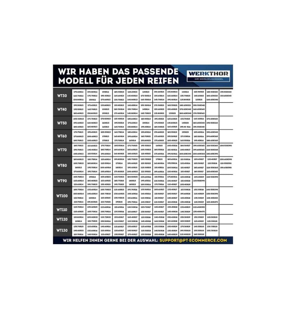 Werkthor - Stahlschneekette WT 110 2er Set