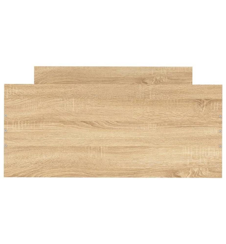 Bettgestell Sonoma-Eiche 90x200 cm Holzwerkstoff