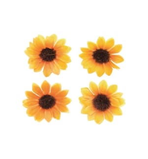 GLOREX - Streudeko Sonnenblumen, 15 Stück