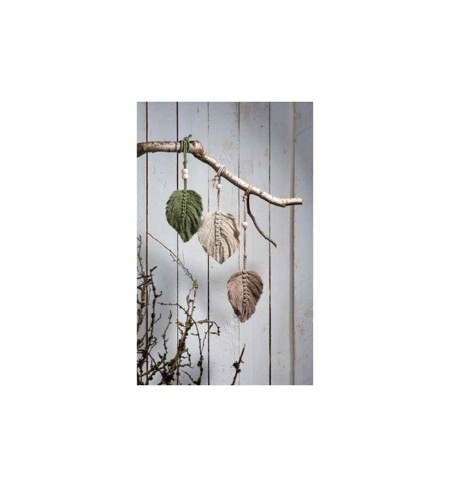 GLOREX - Wolle Makramee Rope gedreht 5 mm, 500 g, Beige