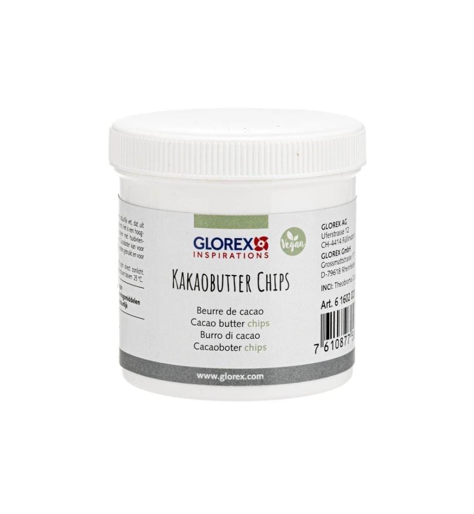 GLOREX - Beurre cosmétique Chips au cacao 100 g