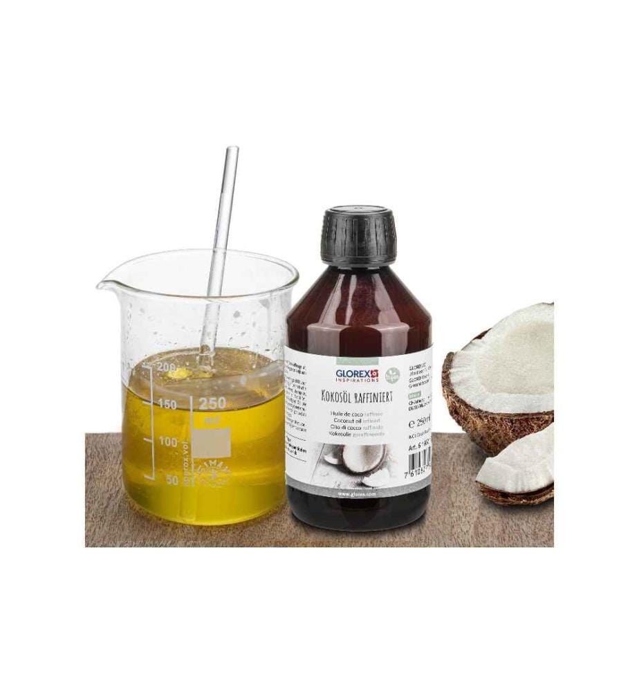GLOREX - Huile cosmétique Coco raffinée 250 ml