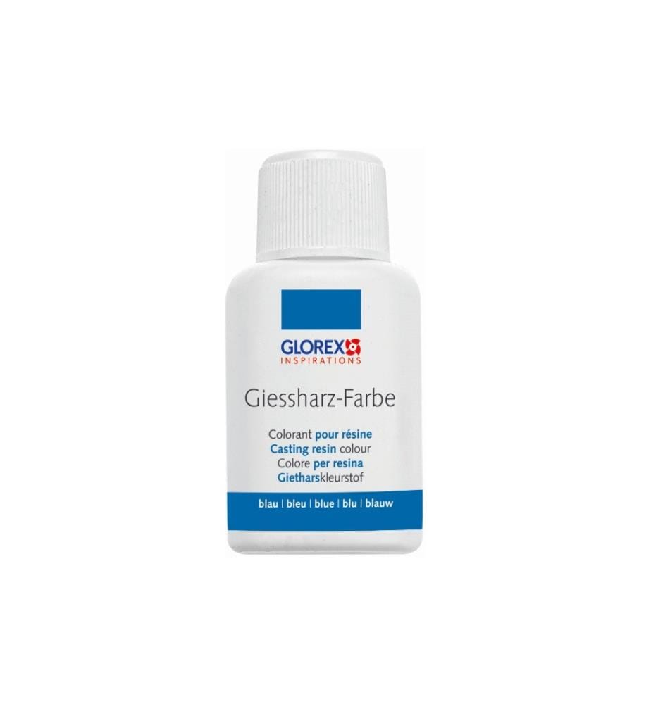 GLOREX - Farbpigmente Giessharz Farbe 20 ml, Blau