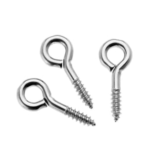 GLOREX - Kleineisenteile Ringschrauben 8 x 3 mm, 24 Stück
