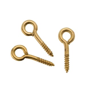GLOREX - Kleineisenteile Ringschrauben 8 x 3 mm, 24 Stück