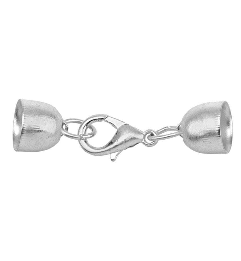 GLOREX - Verschluss Tulpenverschluss 5 mm, 1 Stück, Silber matt