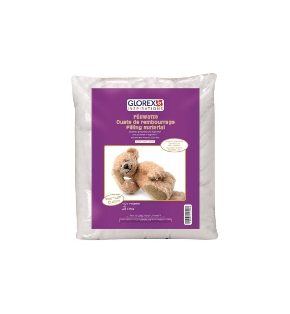 GLOREX - Füllwatte Weiss, 1 kg