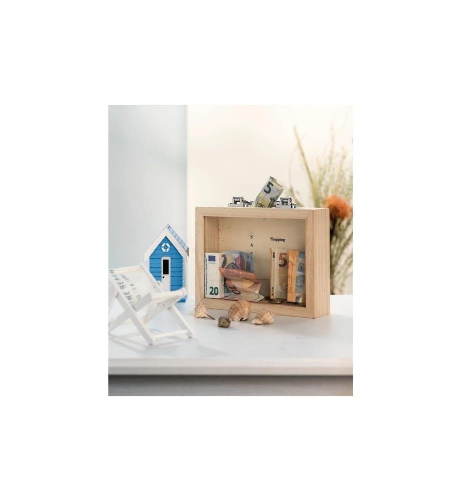 GLOREX - Spardose Holu 22 x 16 x 5.5 cm