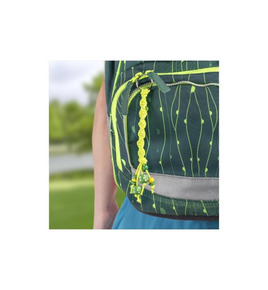 GLOREX - Laine Macramee Cotton 225m x 2 mm, 250g, jaune fluo