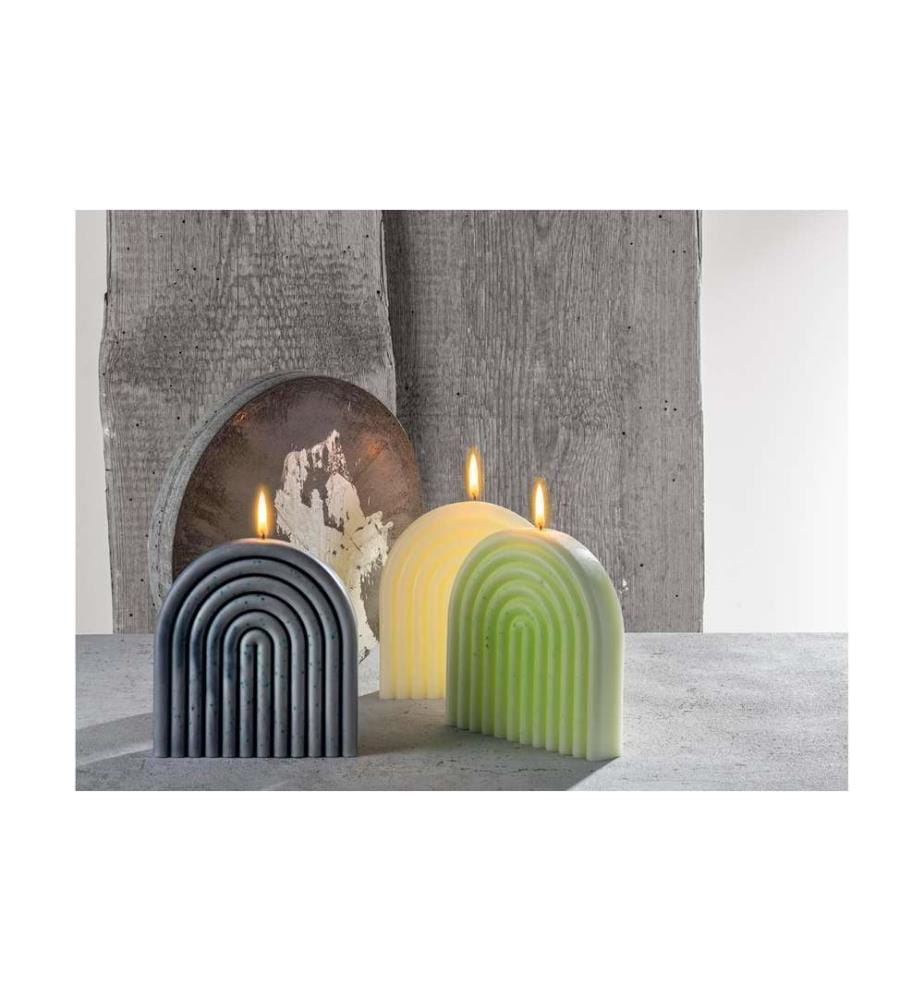 GLOREX - Kerzengiessform Bogen gross 15 x 15 x 3 cm