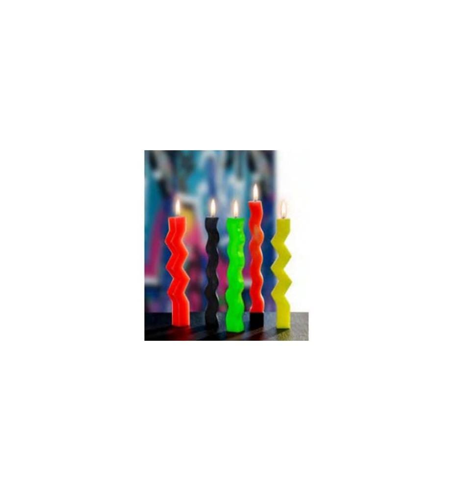GLOREX - Kerzengiessform Welle Zickzack 23 x 2.8 x 2.5 cm