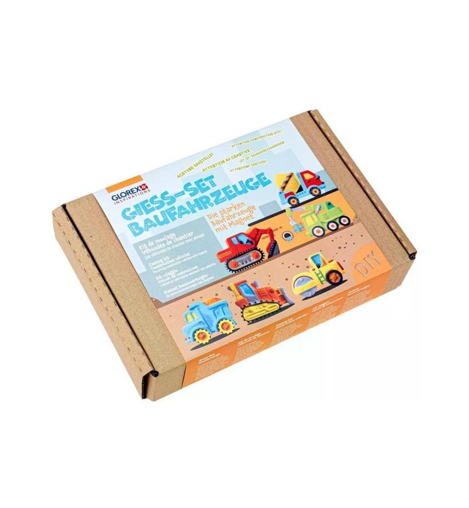 GLOREX - Modellier-Set Baufahrzeuge