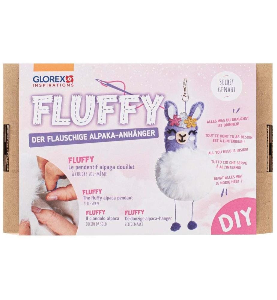 GLOREX - Bastelset Alpaka Anhänger