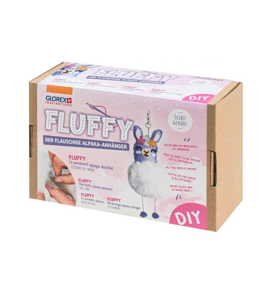 GLOREX - Bastelset Alpaka Anhänger