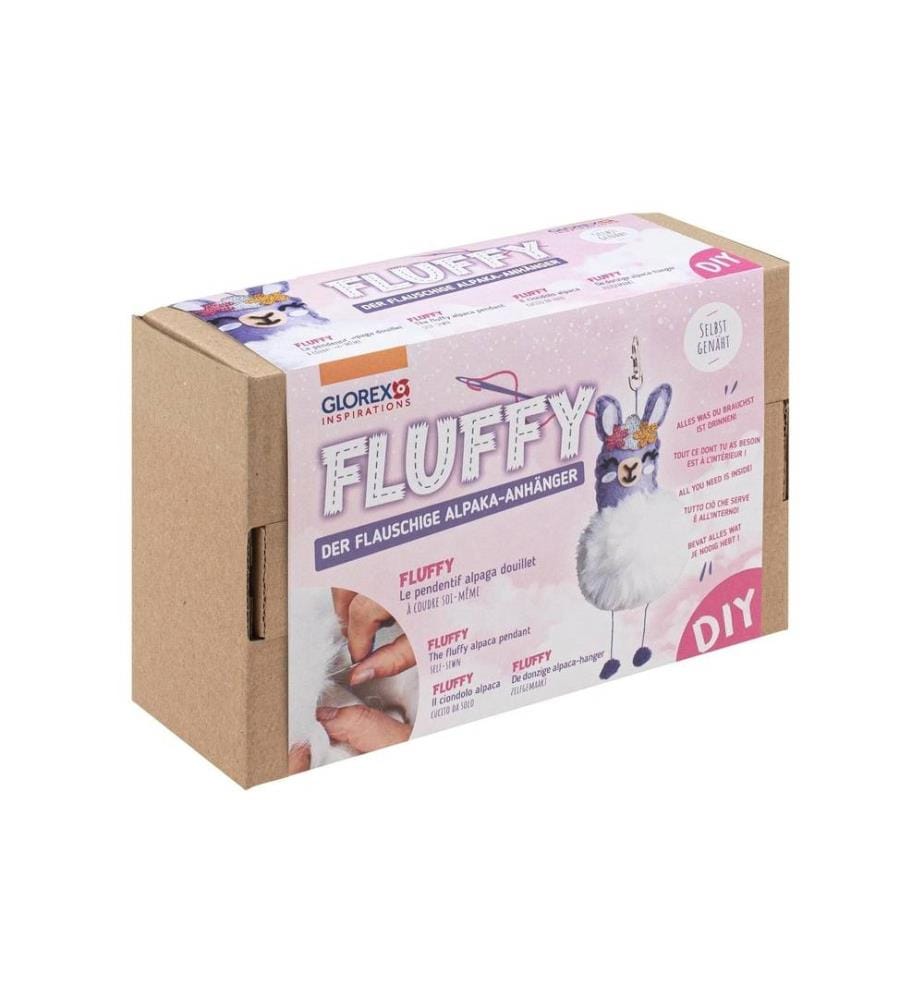 GLOREX - Bastelset Alpaka Anhänger