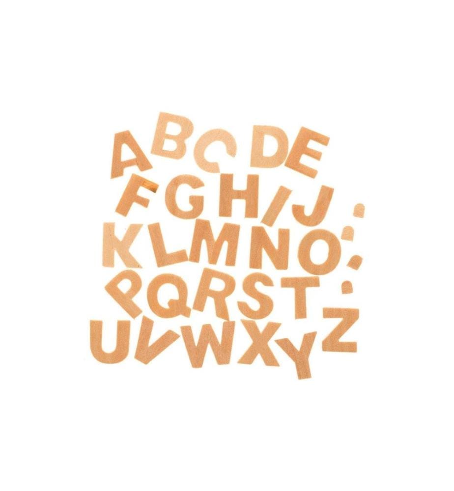 GLOREX - Holzbuchstabe A-Z 26 Stück