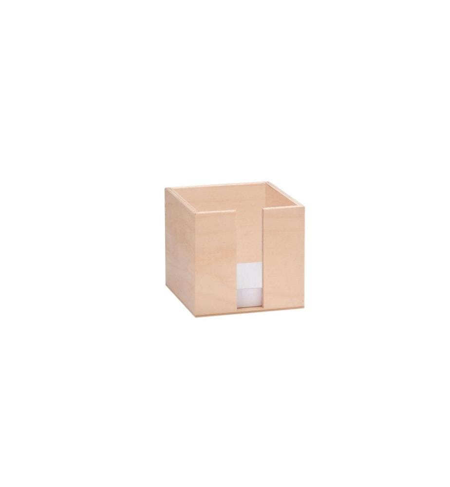 GLOREX - Article en bois Notizettelbox inkl. Inhalt