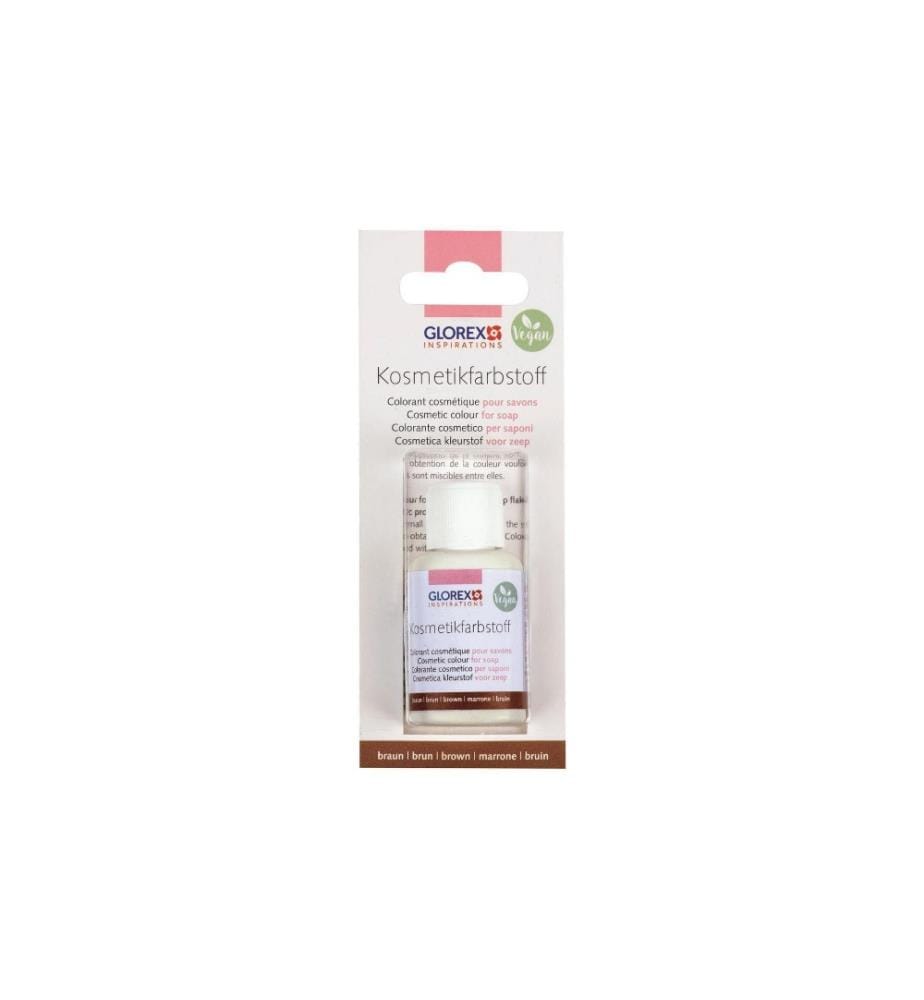 GLOREX - Kosmetikfarbstoff 20 ml, Braun