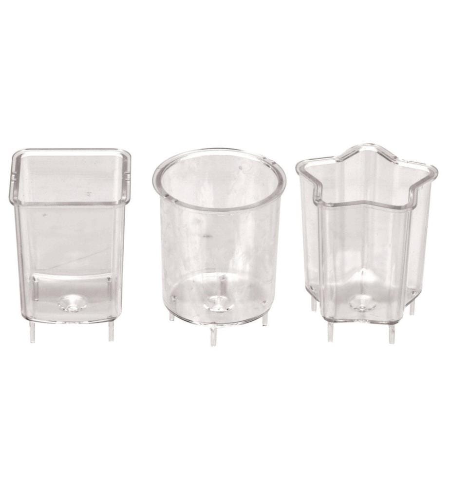 GLOREX - Kerzengiessform 3er  Set