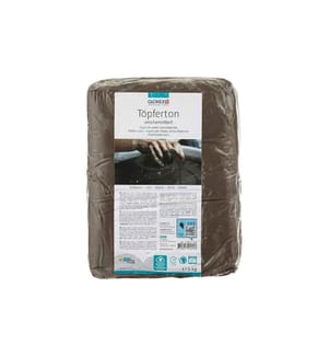GLOREX - Töpferton 5 kg Schwarz