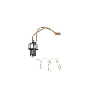 GLOREX - Guirlande lumineuse pour les bouteilles 10 cm, Argent