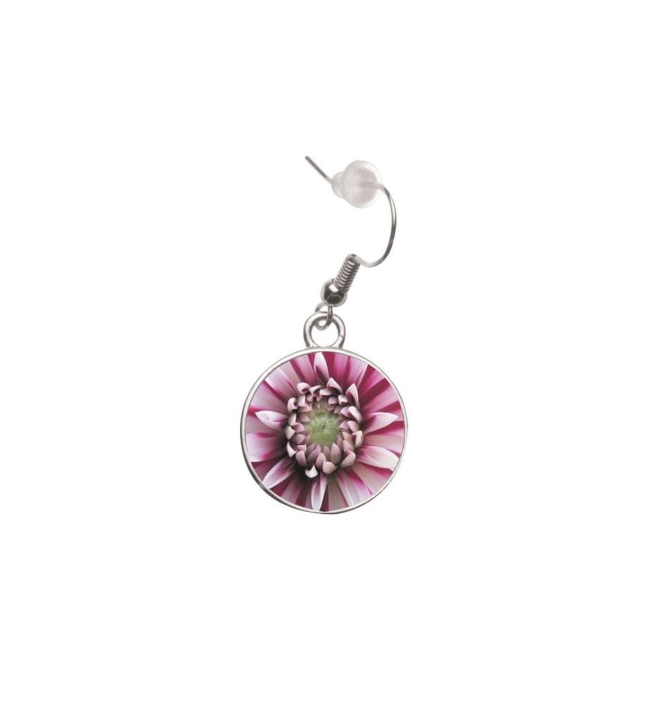 GLOREX - Ohrring Cabochon rund, 27 x 19 mm
