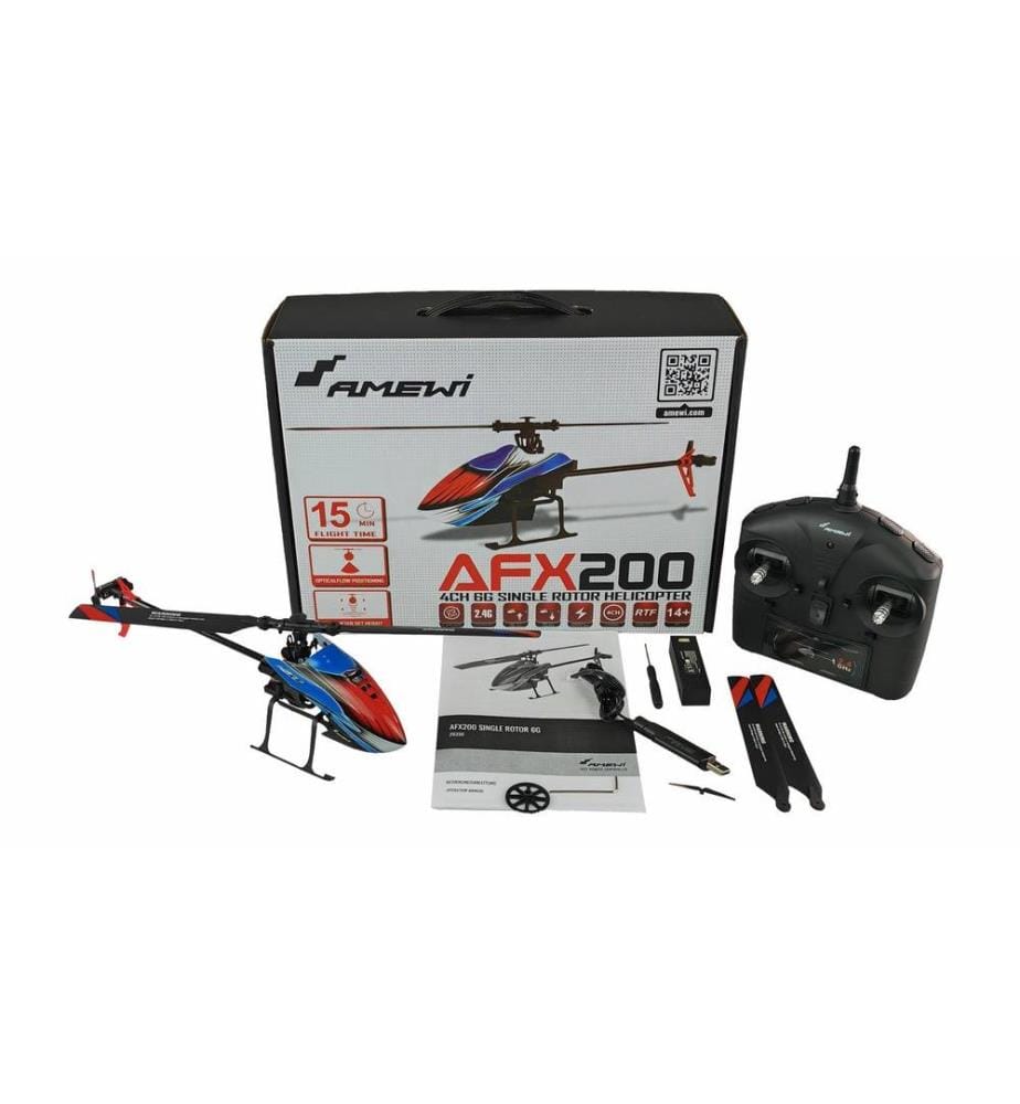 AMEWI - Helikopter AFX200 4-Kanal, 6G Gyro, RTF