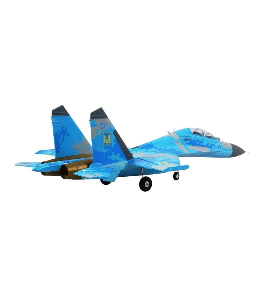 AMEWI - Impeller Jet XFly SU-27 50 mm Twin EDF Blau, PNP