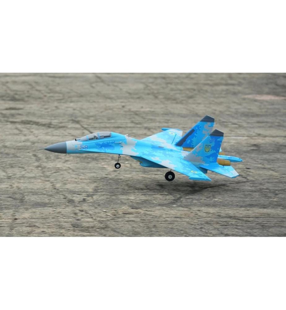 AMEWI - Impeller Jet XFly SU-27 50 mm Twin EDF Blau, PNP