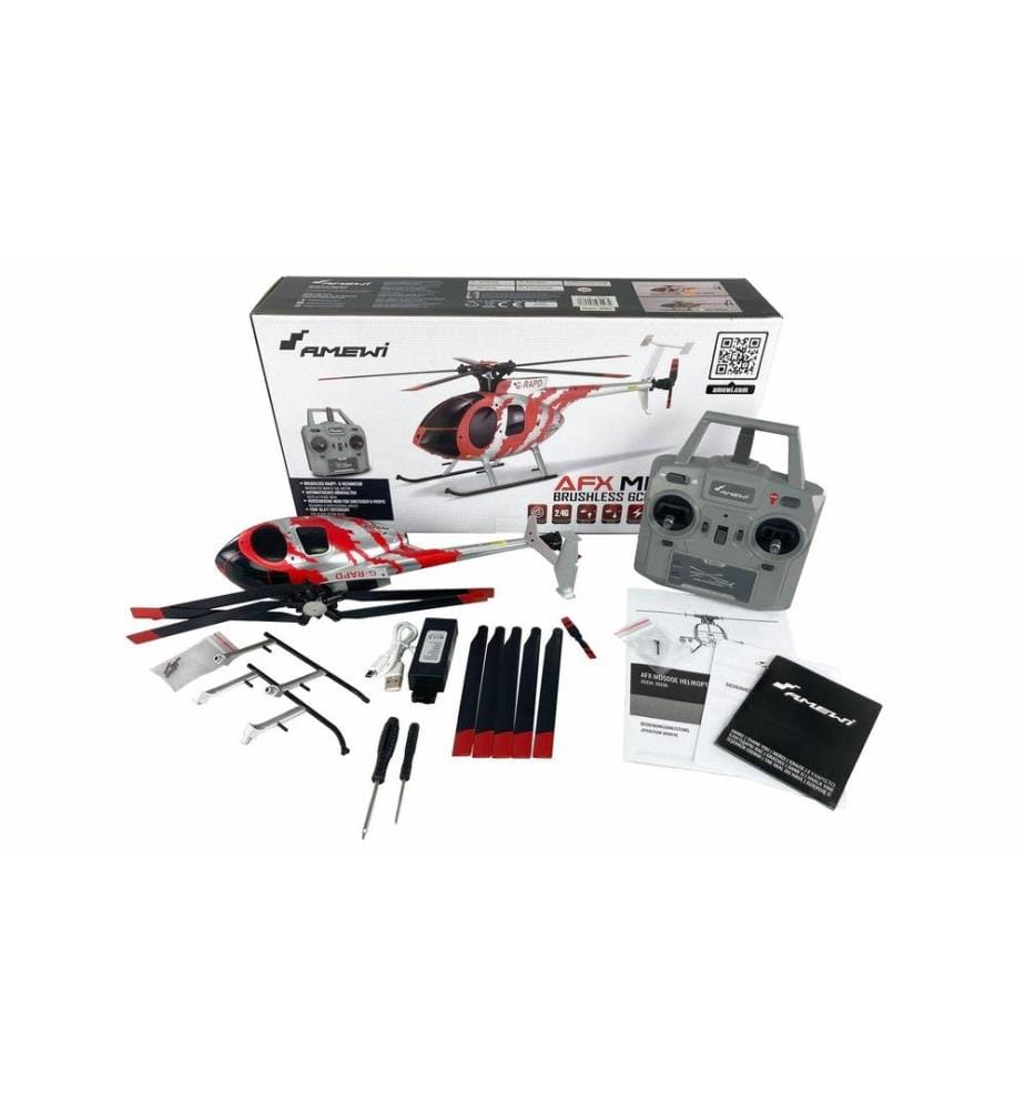 AMEWI - Helikopter AFX MD500E Zivil 4-Kanal, RTF