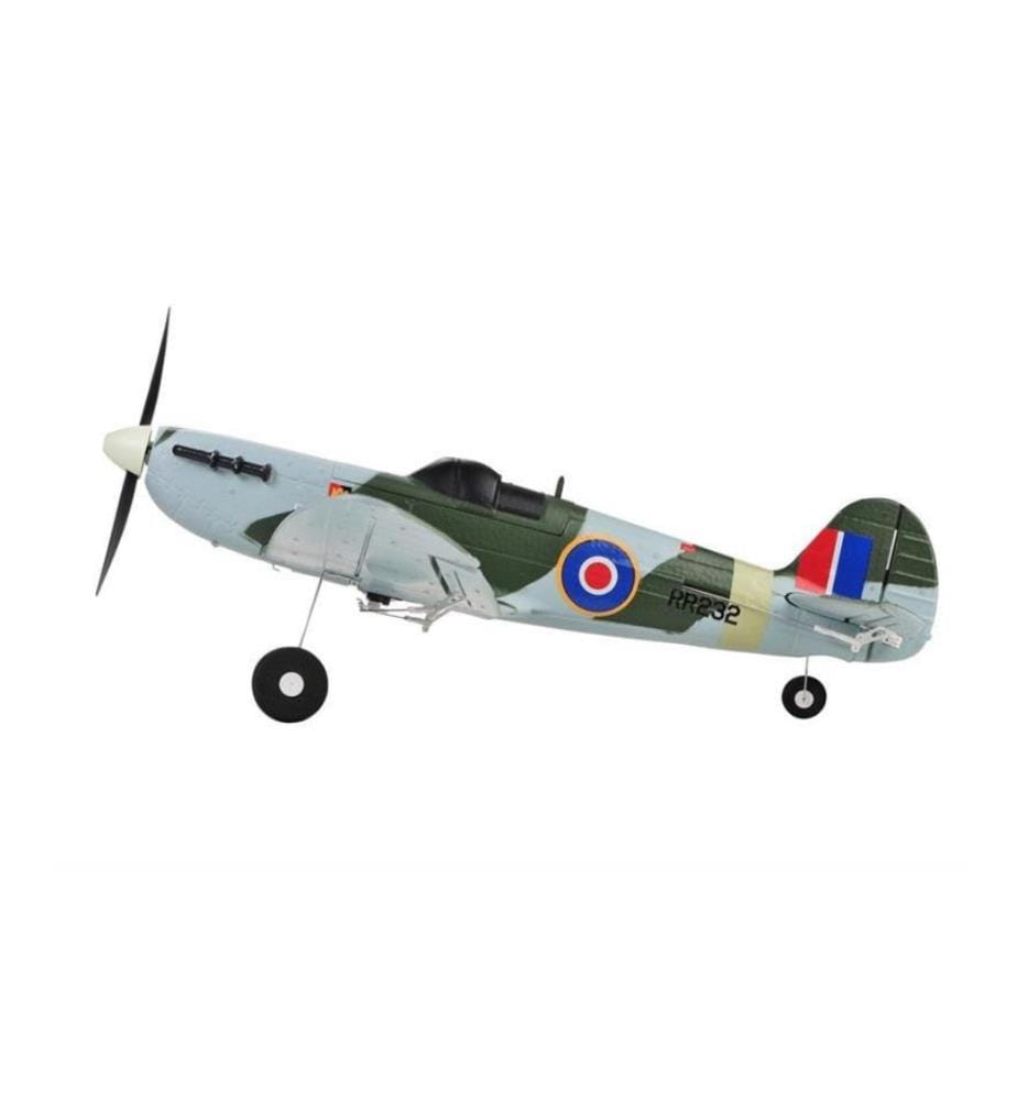 TOP-RC - Warbird Mini Spitfire 450 mm, Gris, RTF
