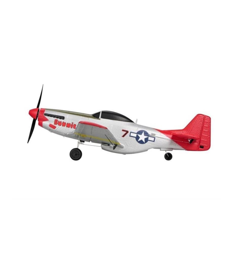TOP-RC - Warbird Mini P51D 450 mm, Rot, RTF
