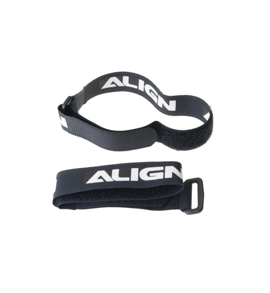 ALIGN - Bande à dragonne 20 x 340 mm Noir, 2 pièces