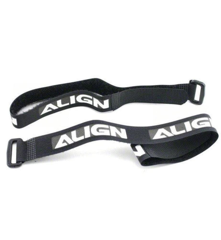 ALIGN - Bande à dragonne 20 x 340 mm Noir, 2 pièces