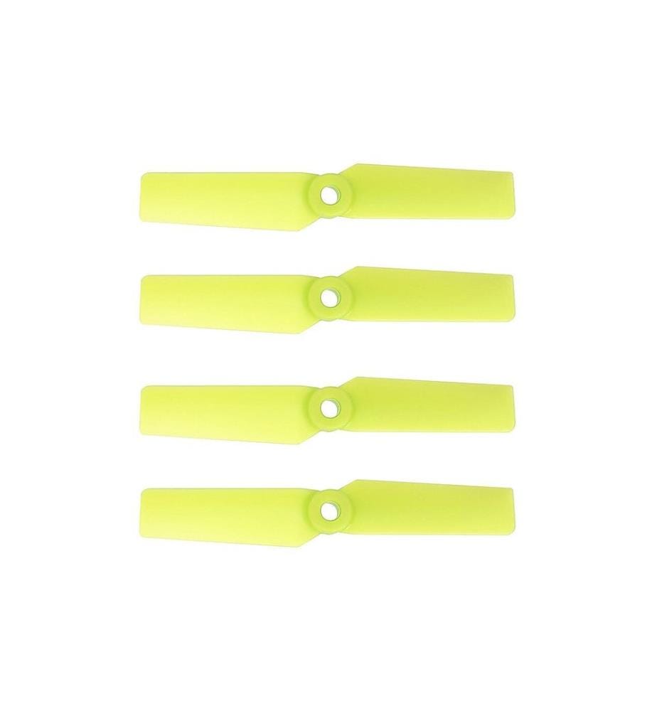 OMPHOBBY - Pales de rotor de queue jaune 4 pièces M1 Evo