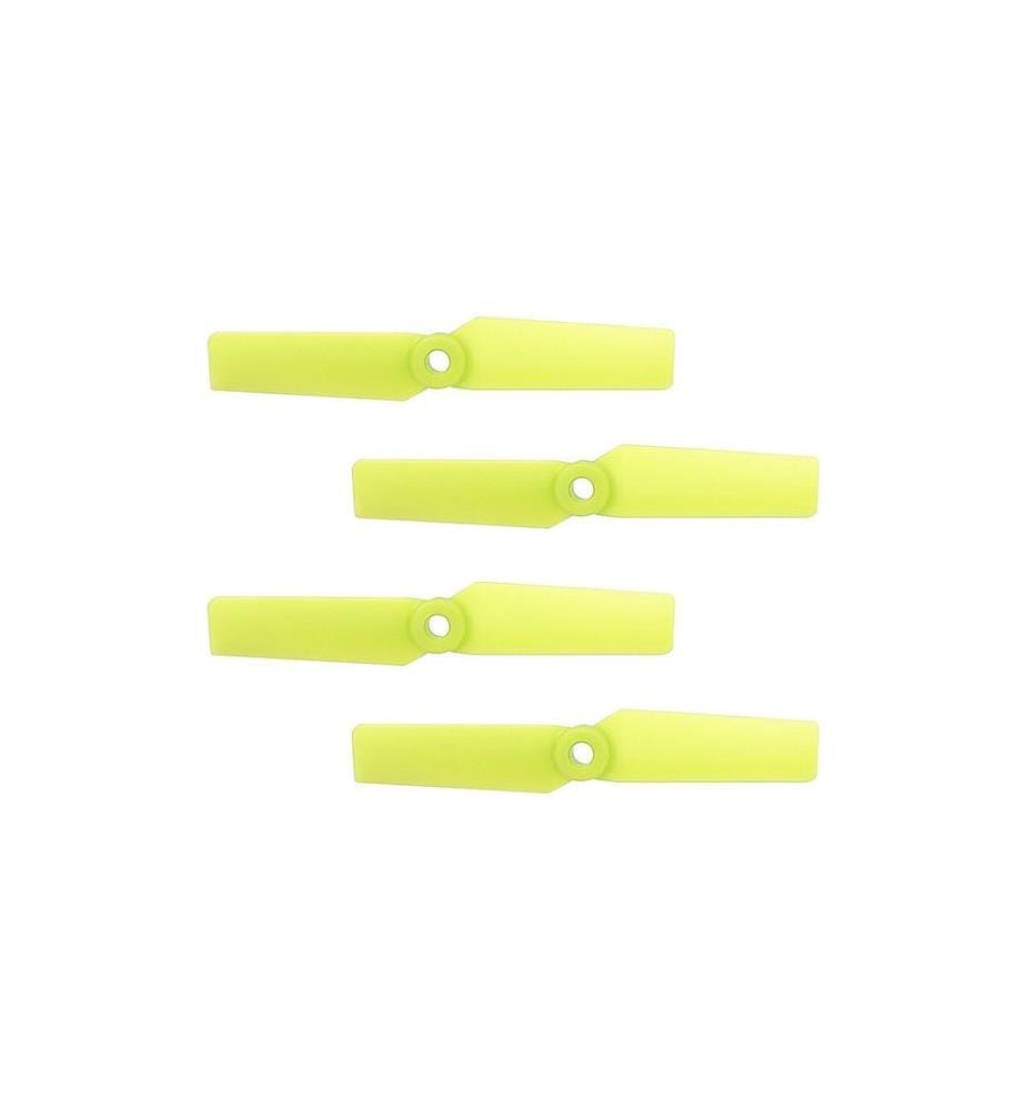 OMPHOBBY - Pales de rotor de queue jaune 4 pièces M1 Evo