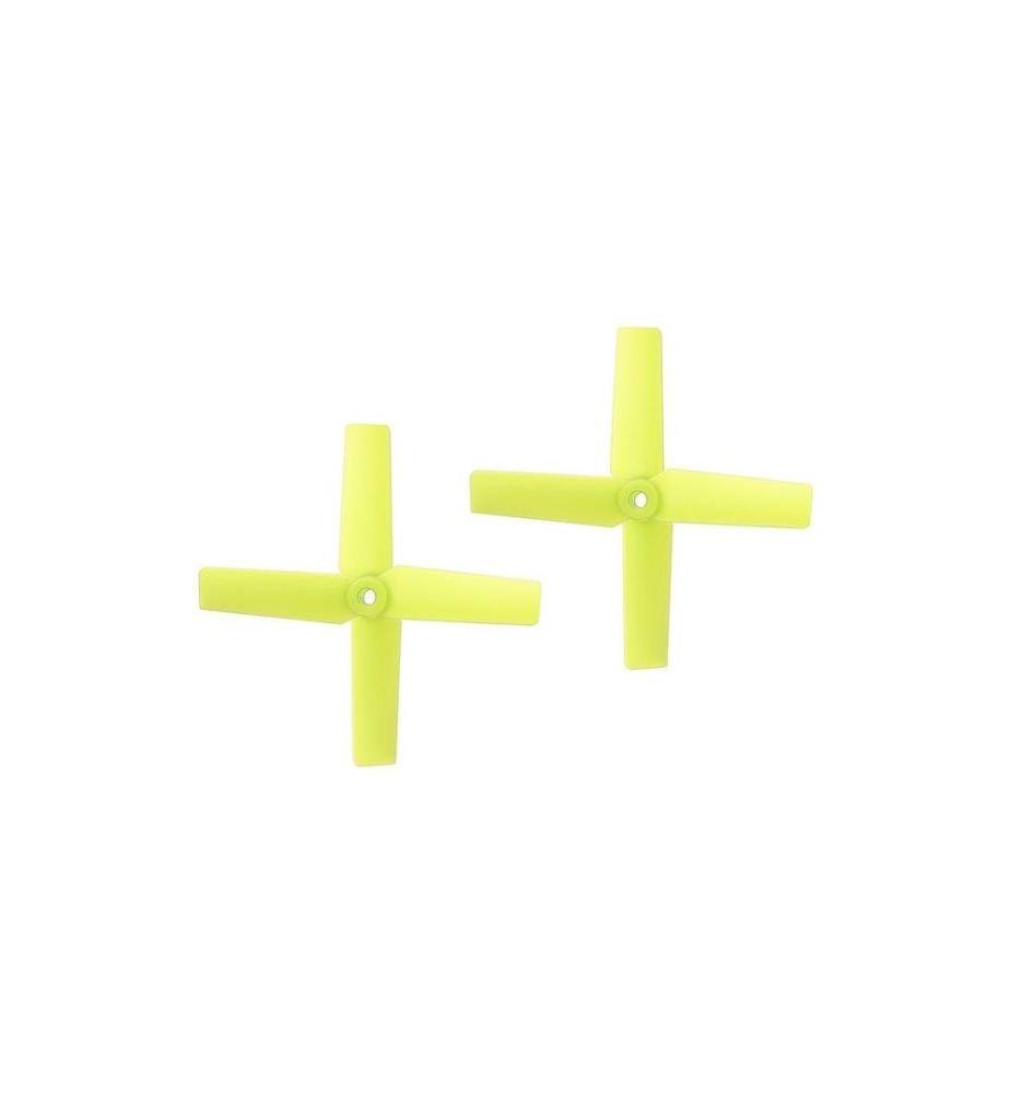 OMPHOBBY - Pales de rotor de queue jaune 4 pièces M1 Evo