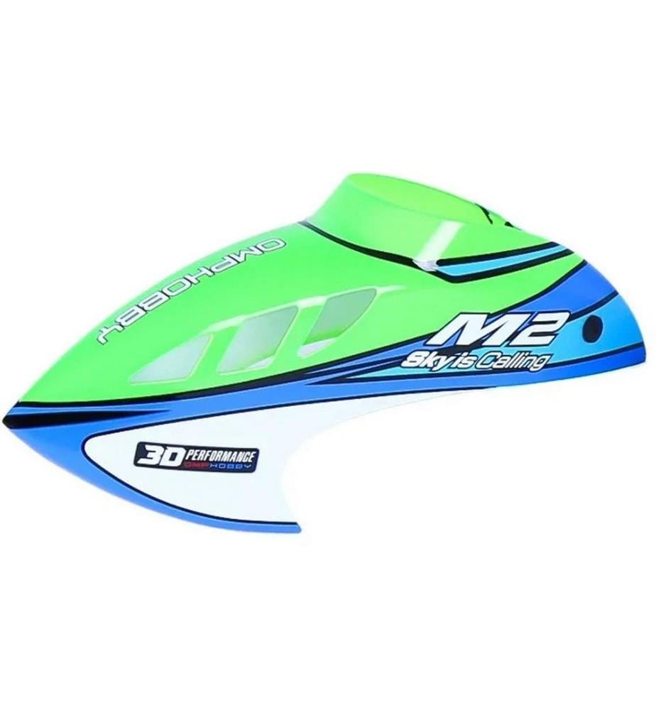OMPHOBBY - Capot de cabine Plasma Canopy M2-V3Pro - Vert