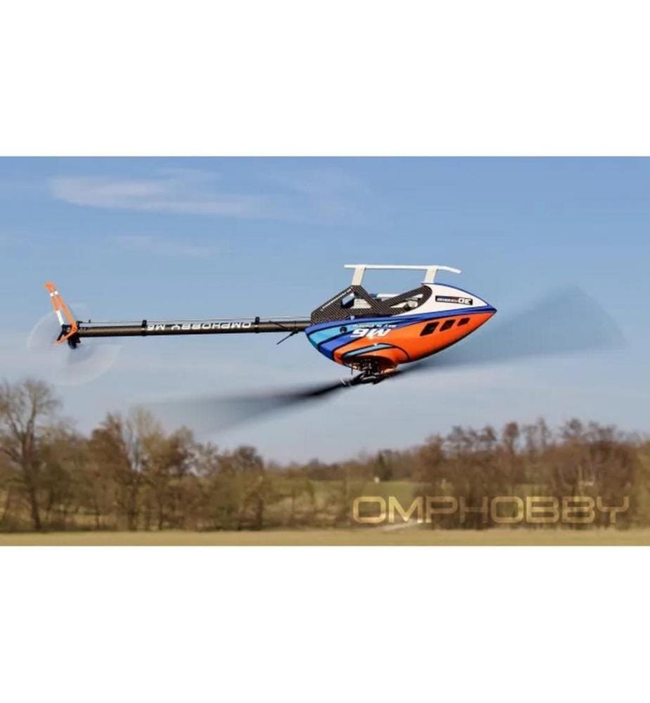 OMPHOBBY - Helikopter M6 Cosmic-Orange Bausatz und Rotorblätter
