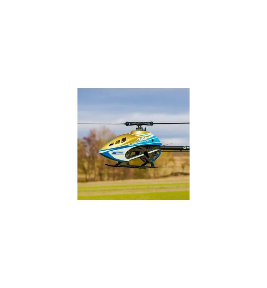 OMPHOBBY - Hélicoptère M7 Topaz Or Kit de construction et pales de rotor