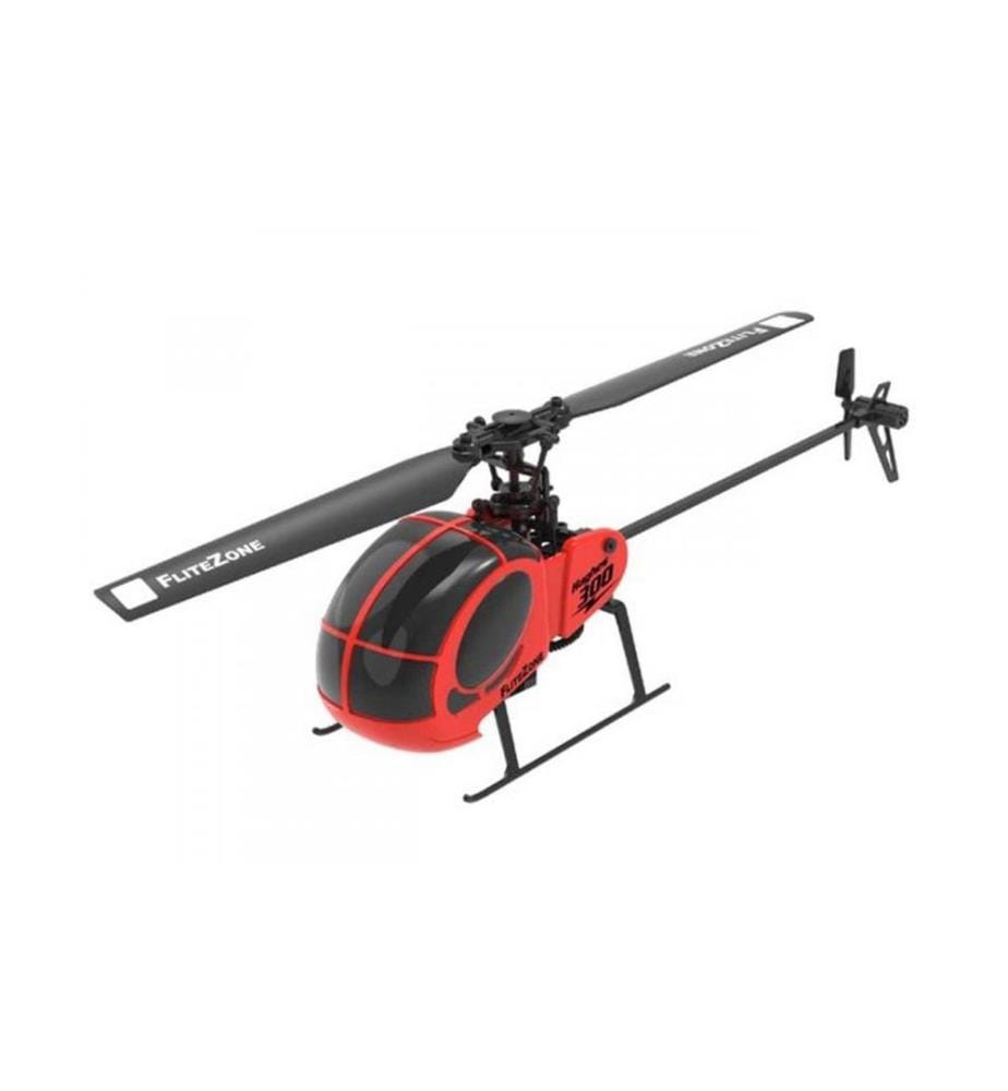 FliteZone - Helikopter Hughes 300 Rot, 4-Kanal, 6G, RTF