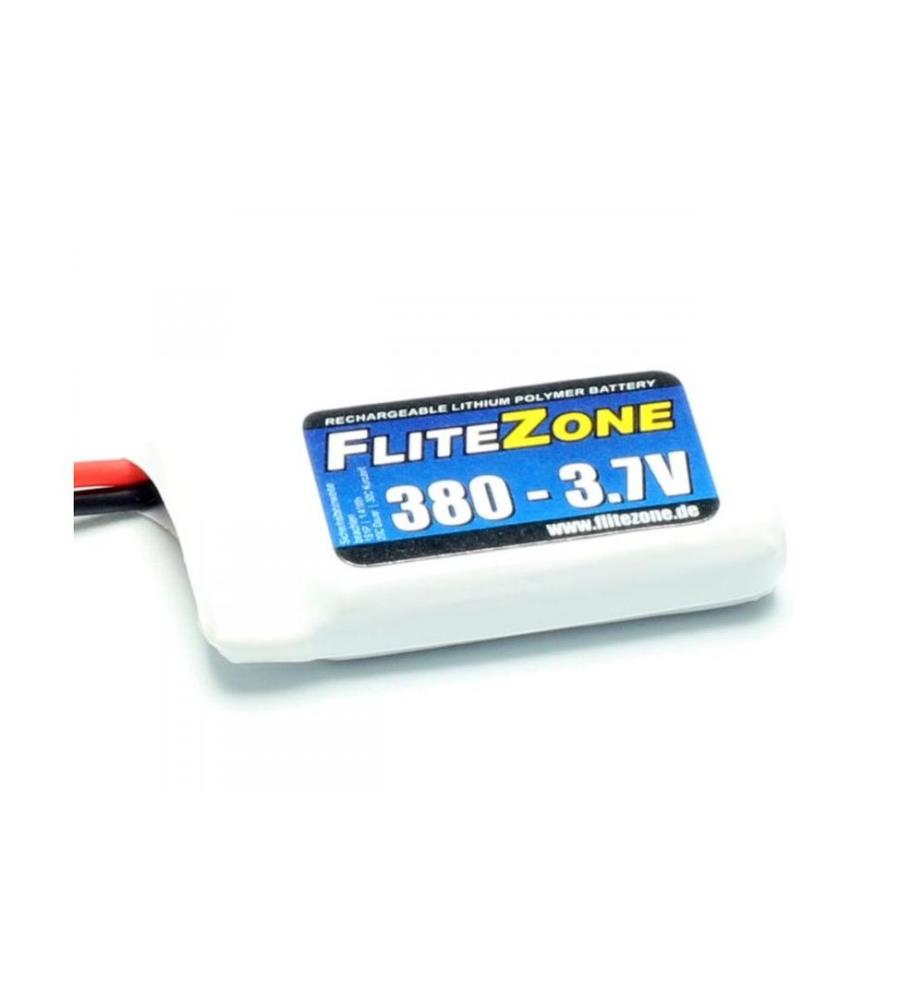 FliteZone - Batterie RC LiPo 380 mAh 3.7 V 20C