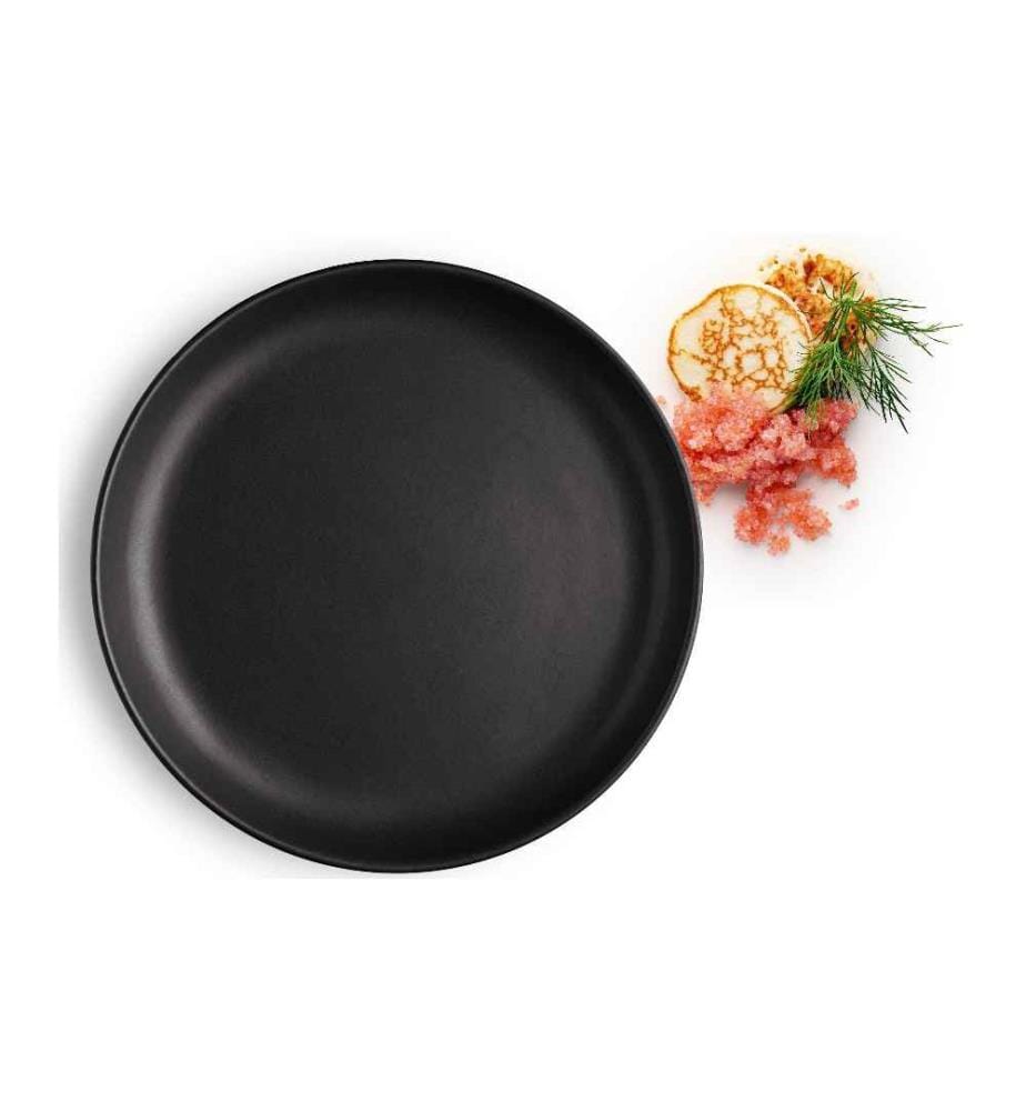 EVA SOLO - Frühstücks- & Dessertteller Nordic Kitchen 4 Stück, Schwarz