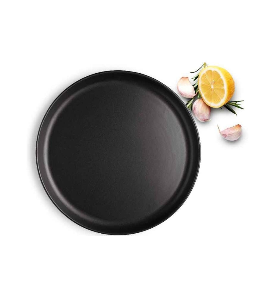 EVA SOLO - Speiseteller Nordic Kitchen Ø 25 cm, 4 Stück, Schwarz