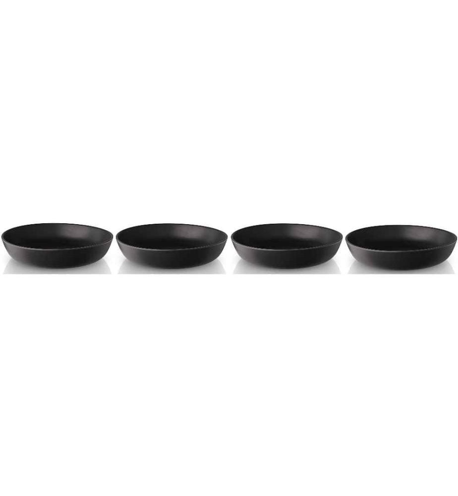 EVA SOLO - Suppen- & Pastateller Nordic Kitchen 4 Stück, Schwarz
