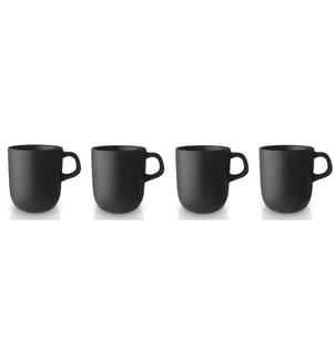 EVA SOLO - Kaffeetasse Nordic Kitchen 300 ml, 4 Stück, Schwarz