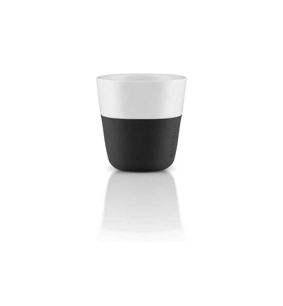 EVA SOLO - Espressotasse 80 ml, 2 Stück, Schwarz/Weiss
