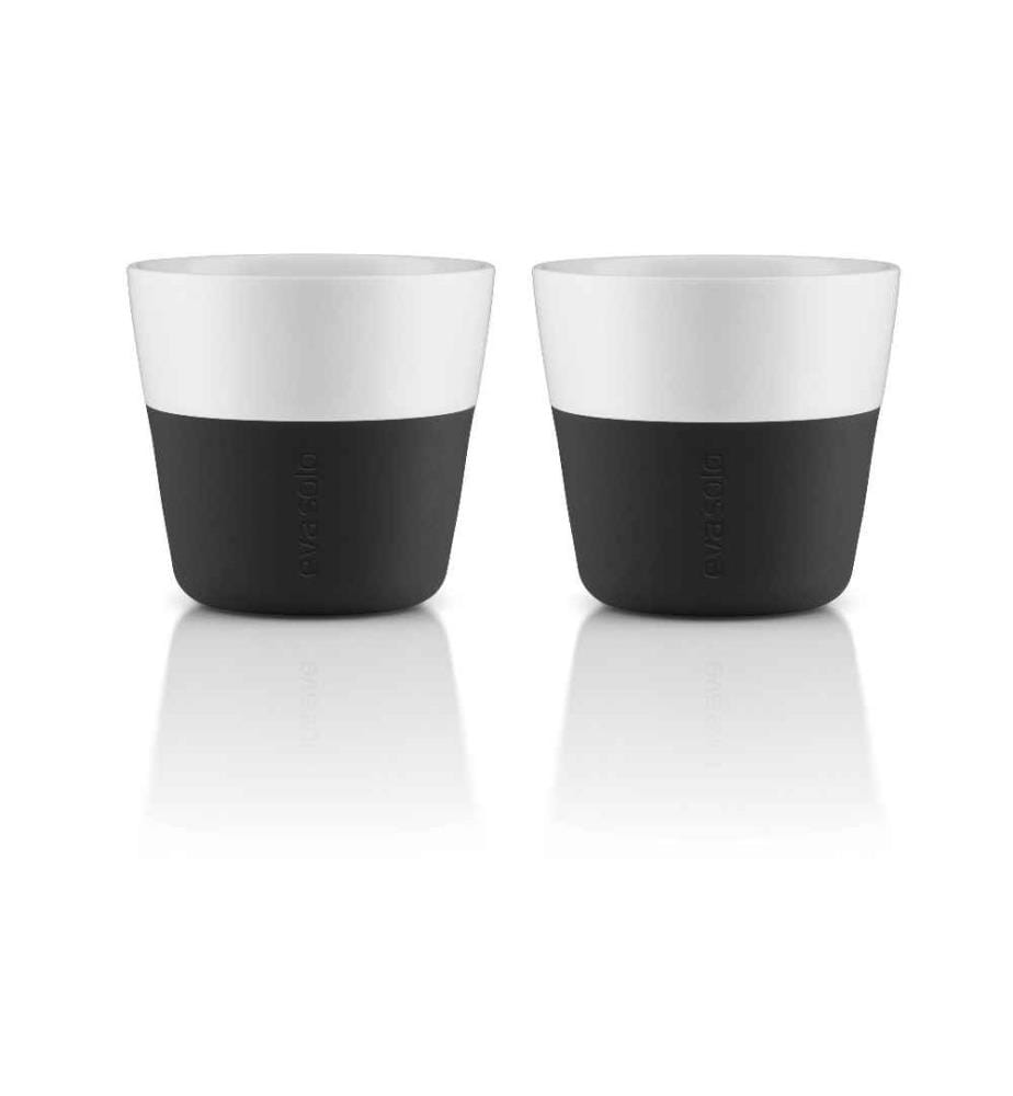 EVA SOLO - Kaffeebecher 230 ml, 2 Stück, Schwarz/Weiss